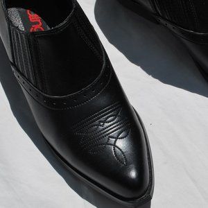 Vintage Dingo Leather Western Ankle Boot 7M